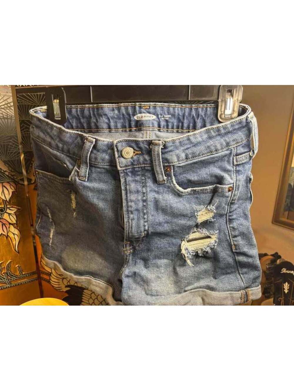 Old Navy Boyfriend Mid Rise Shorts, Junior size 6